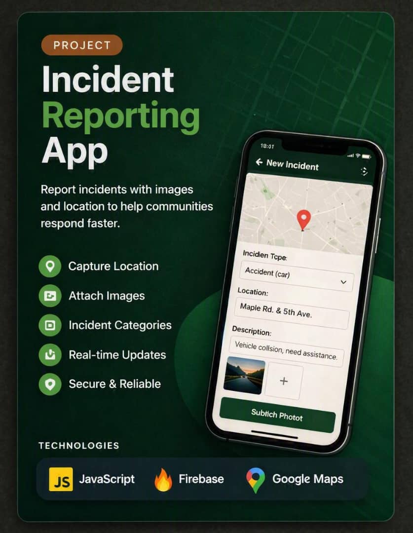Incident reporting application